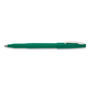 Pentel® Rolling Writer Roller Ball Pen, Stick, Medium 0.8 Mm, Green Ink, Green Barrel, Dozen freeshipping - TVN Wholesale